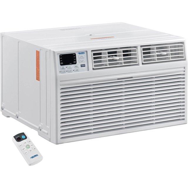 Global Industrial 292860 Wall Air Conditioner with Heat - 1230W - 230V - 12000 BTU