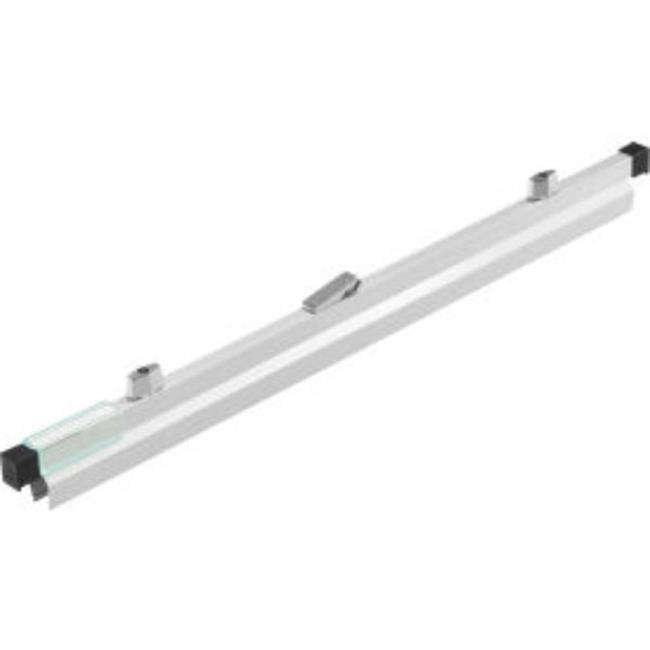 Global Industrial  Interion Hanging Clamps for Blueprint Storage Rack 24 in. Silver, Pack of 6