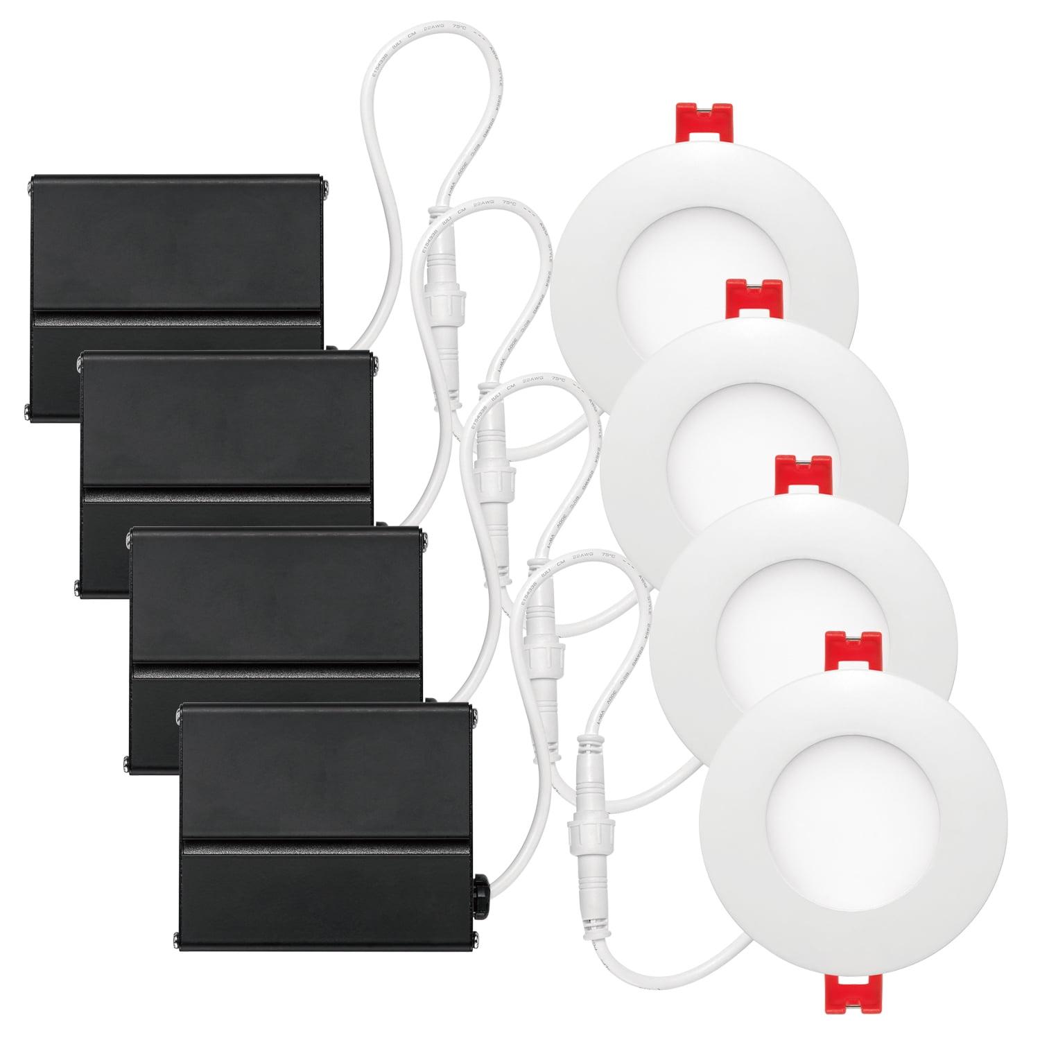 Ultra Slim 3'' Dimmable Air-Tight IC Rated Recessed Lighting Kit