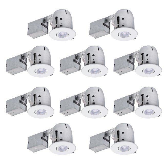 4'' Dimmable IC Rated Recessed Lighting Kit