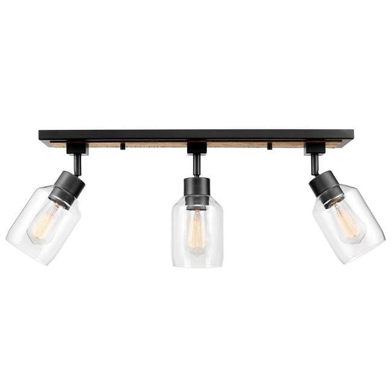 Griffith 25'' 3 -Light Fixed Track Track Kit with Dimmable and Adjustable Head