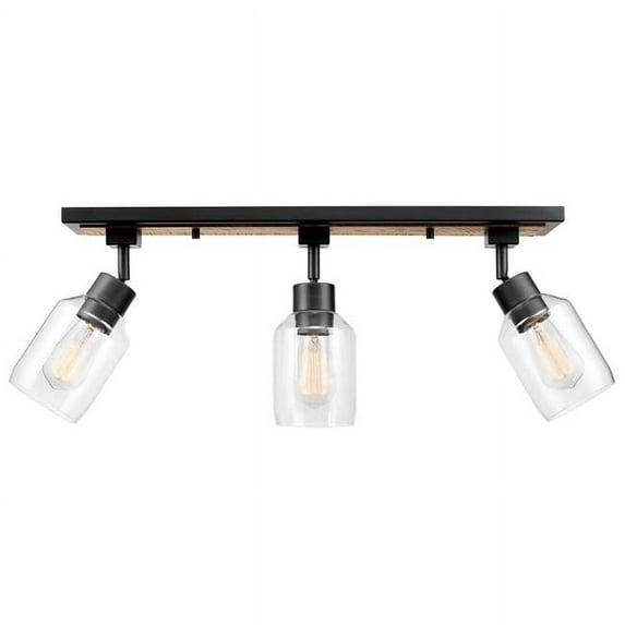 Griffith 25'' 3 -Light Fixed Track Track Kit with Dimmable and Adjustable Head