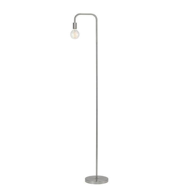 Globe Electric Holden 70" Brushed Steel Floor Lamp, 67067