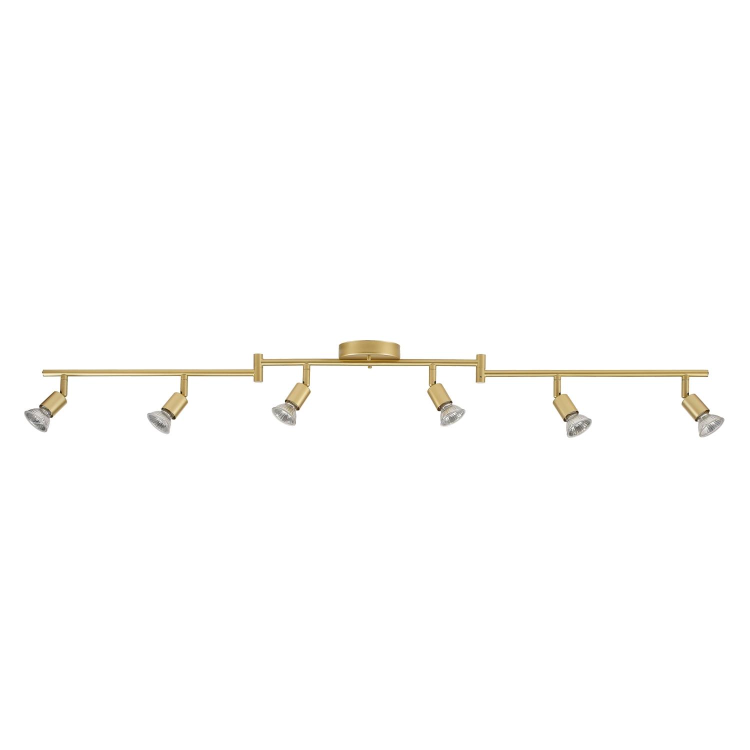 Globe Electric Company 47.2'' 6 -Light Swing Arm Track Track Kit with Dimmable and Adjustable Head