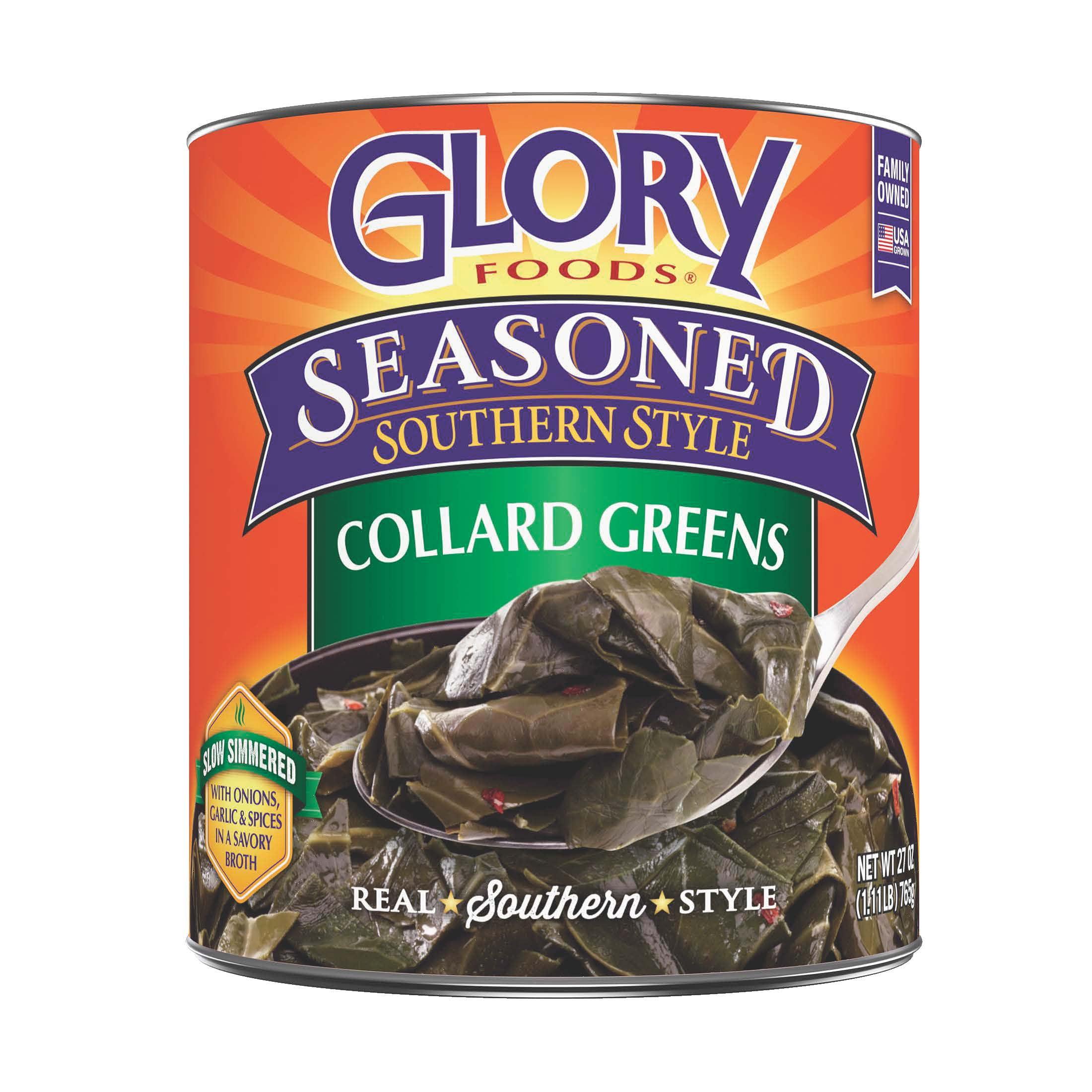 Glory Gluten Free Foods Seasoned Southern Style Collard Greens 27oz