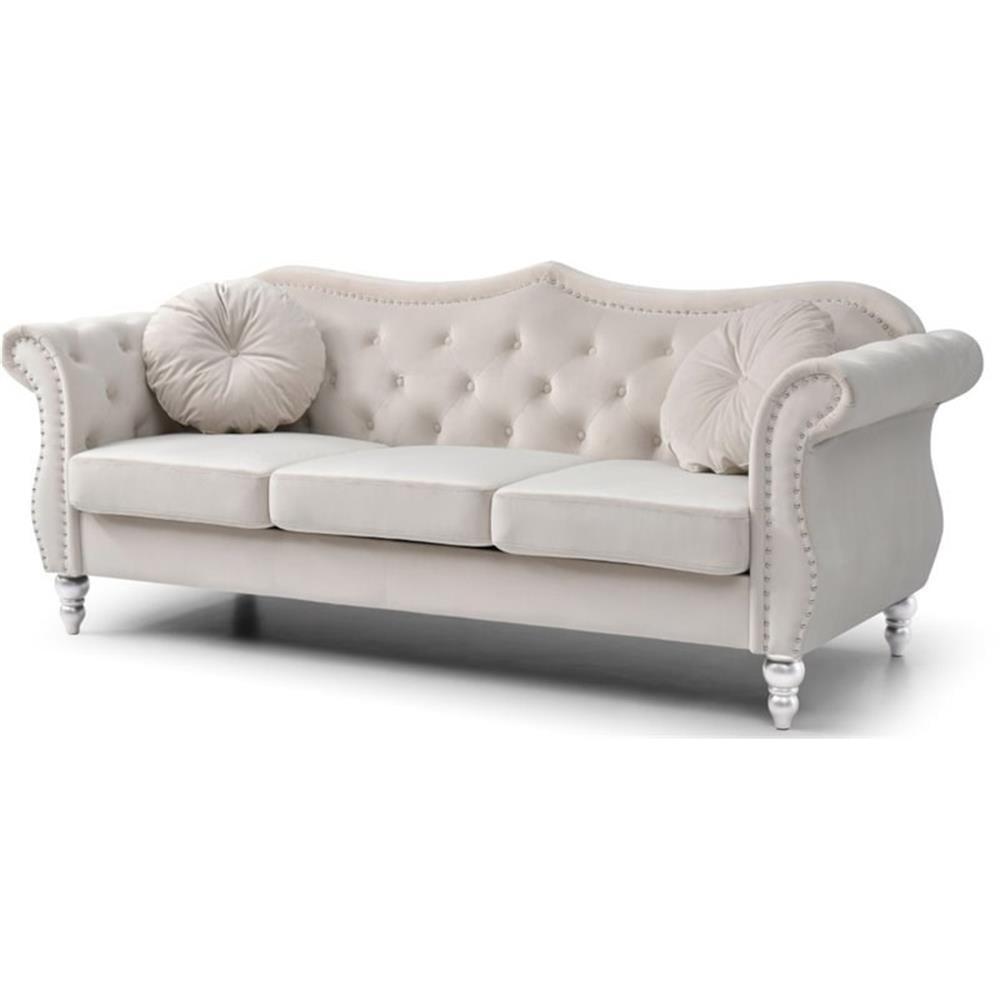 Glory Furniture 82'' Velvet Sofa