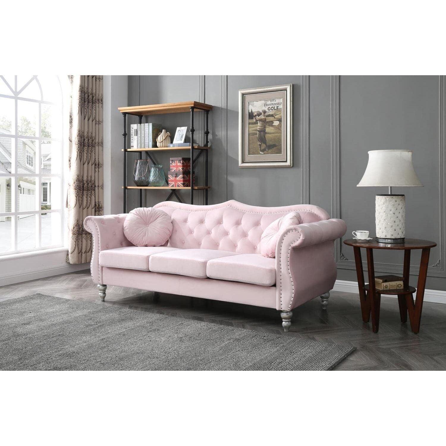 Hollywood 82'' Velvet Sofa