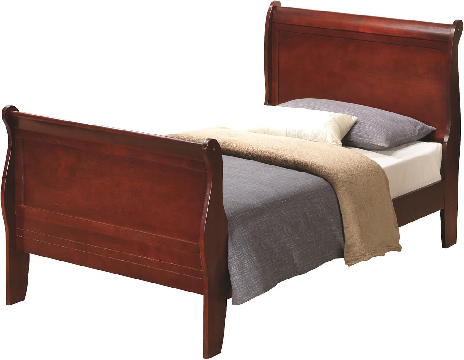 Glory Furniture Louis Phillipe Sleigh Bed