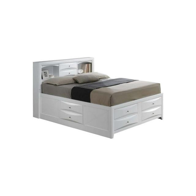 Glory Furniture Marilla King Storage Bed in White