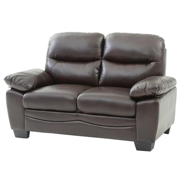 Dark Elegance Loveseat -  Dark Brown