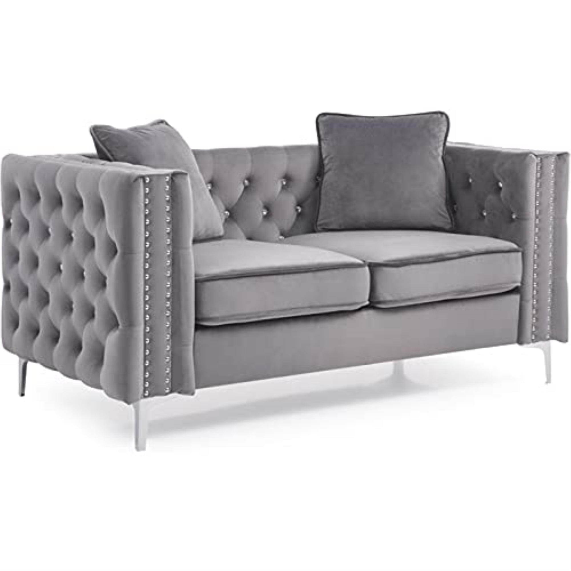 Tina 63'' Velvet Loveseat