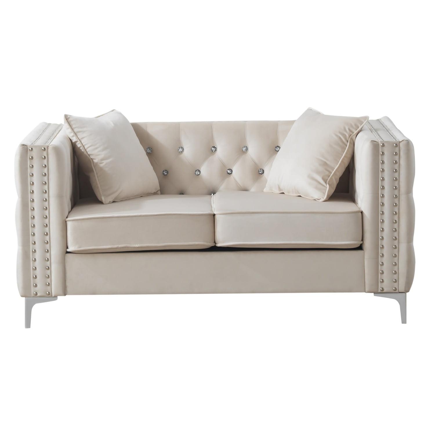 Tina 63'' Velvet Loveseat