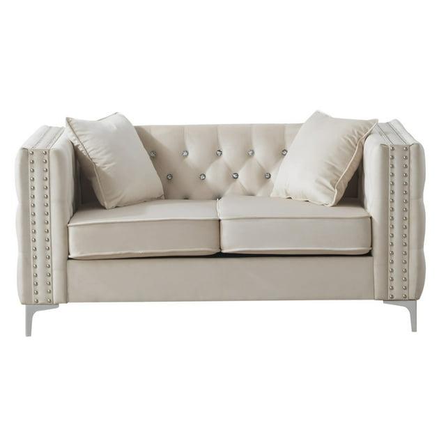 Tina 63'' Velvet Loveseat