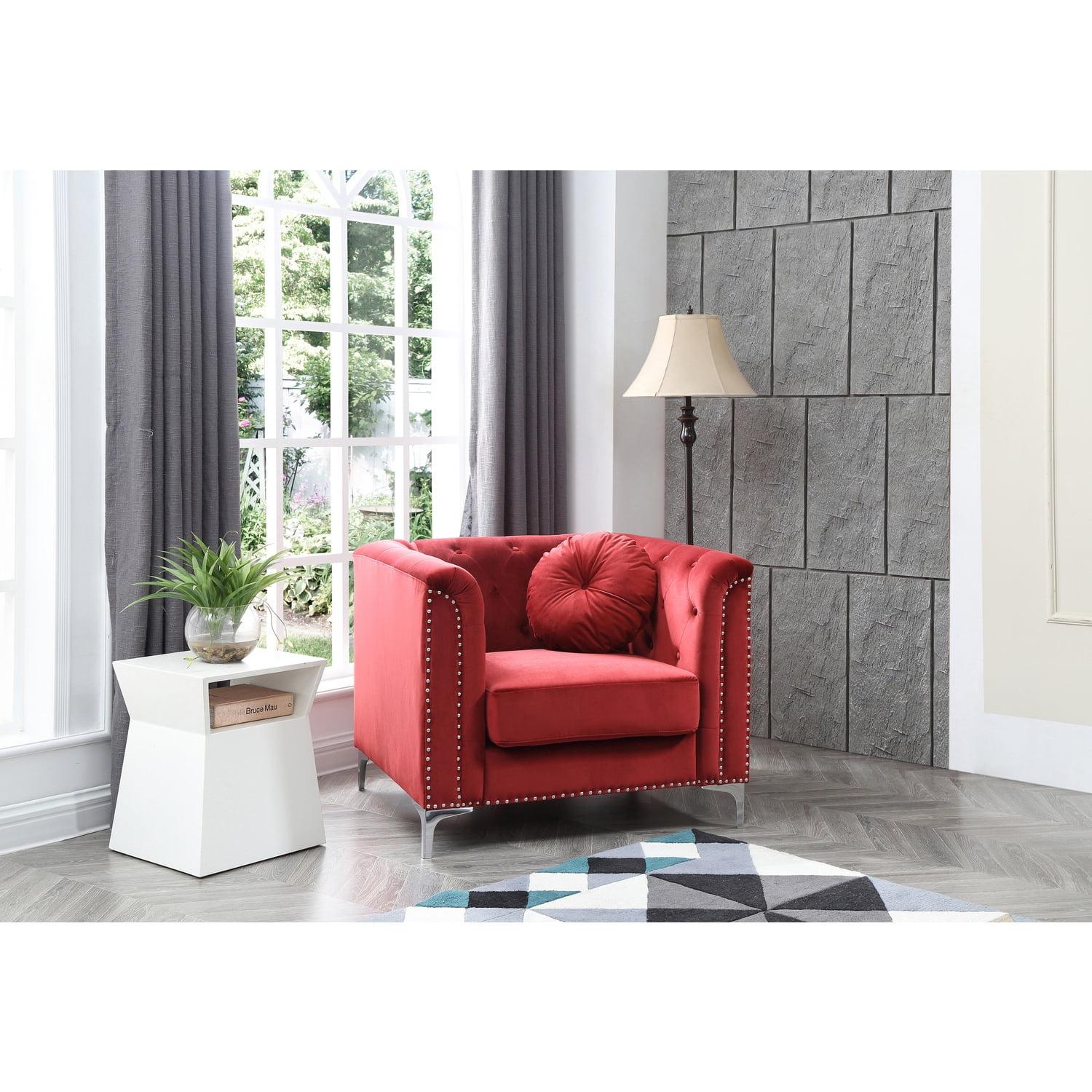 Soho Velvet Chesterfield Chair