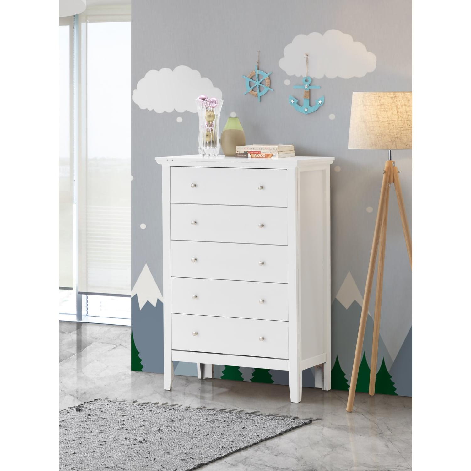 Primo White 48" Wooden Bedroom Chest