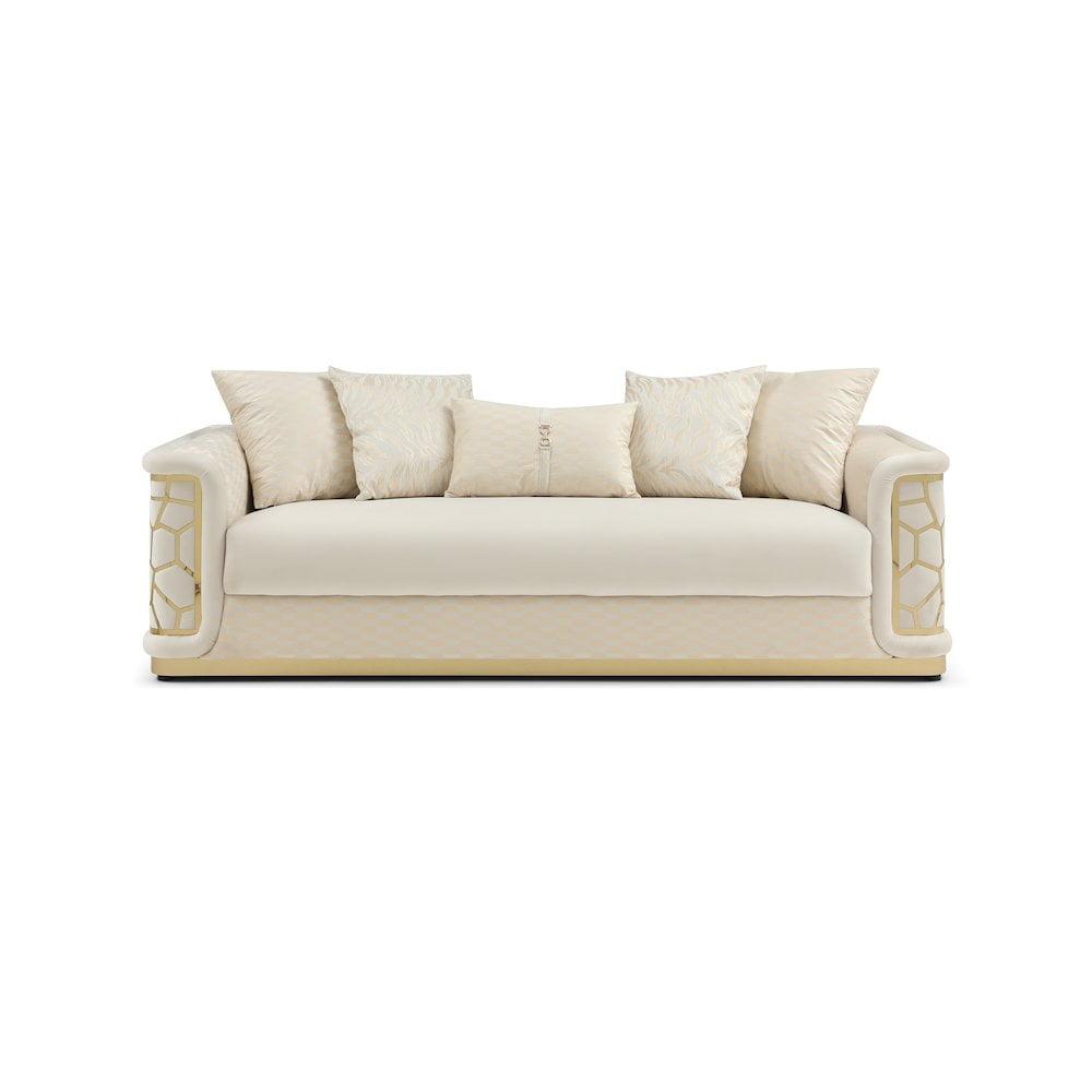 Talia 92'' Velvet Square Arm Sofa