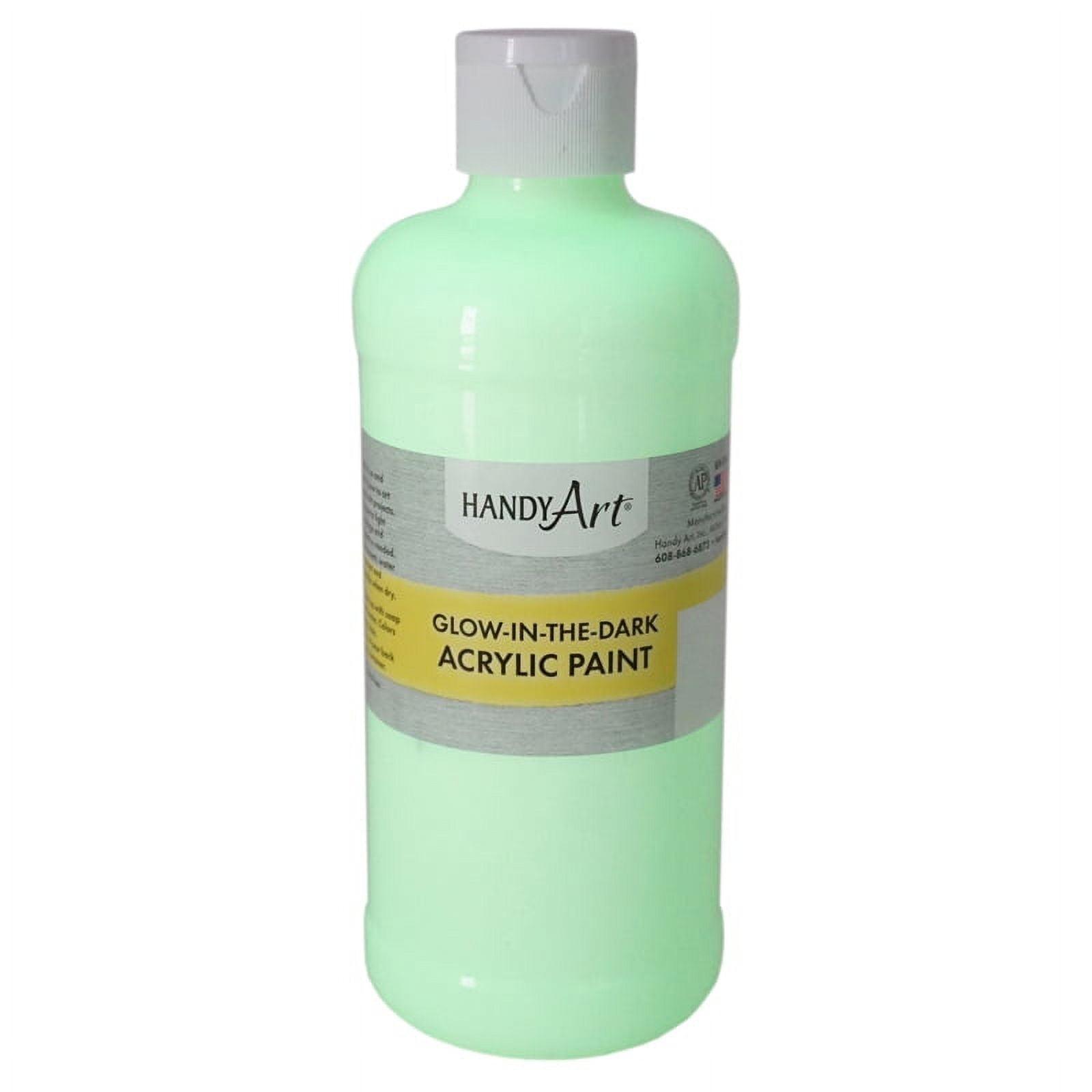16 oz Clear Glow Dark Acrylic Paint