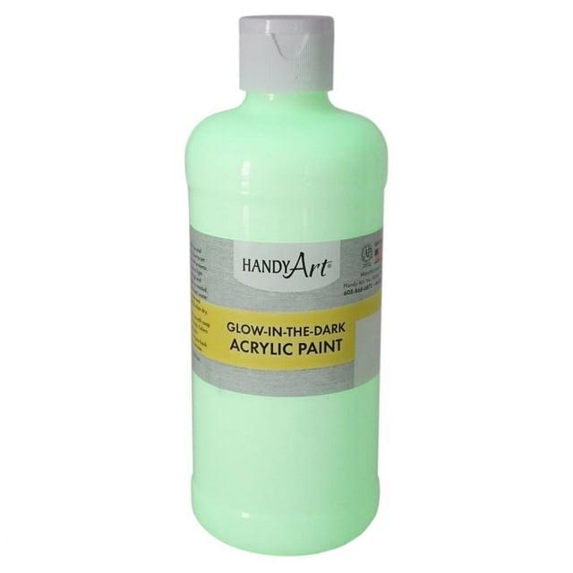 16 oz Clear Glow Dark Acrylic Paint