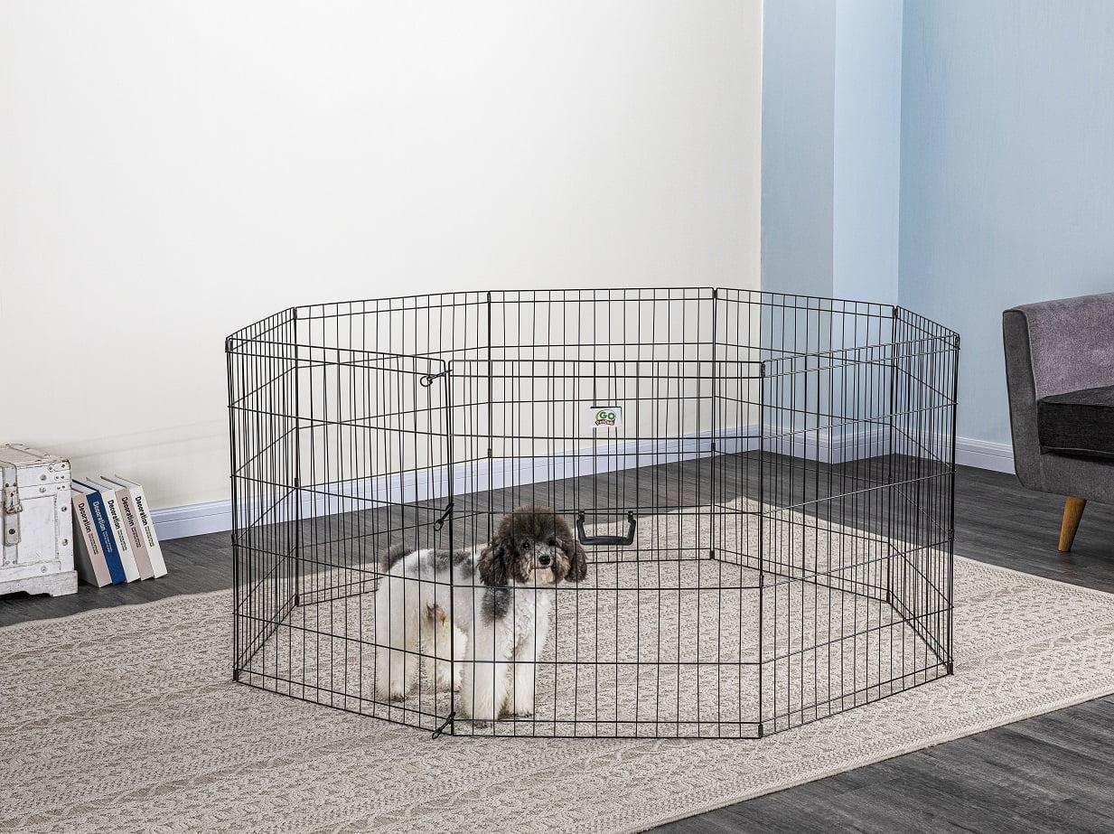 Go Pet Club Foldable Pet Exercise Pen 24" to 48" Tall GDP1024