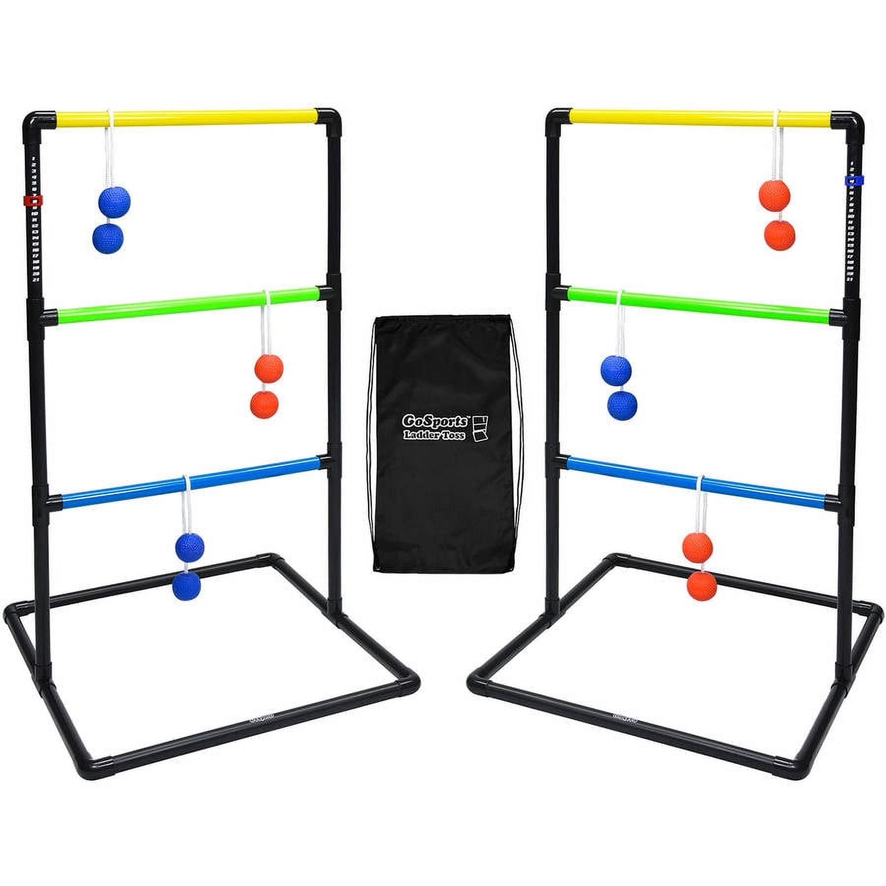 GoSports GoSports Indoor Outdoor Ladder Toss Game Set - Backyard Lawn Game - Rubber Bolos, Carrying Case and Score Trackers