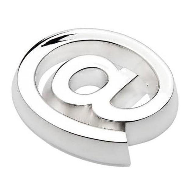 Godinger 1971 Paperweight - Computer Theme- Silver