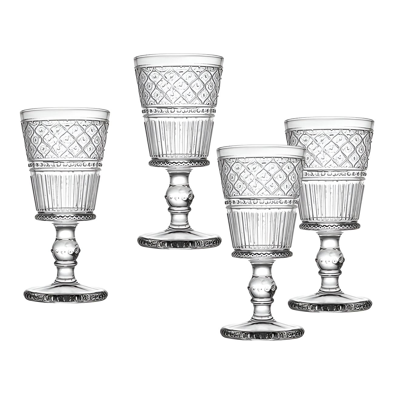 Godinger Silver Art Co Claro Goblet 9 oz (Set of 4)