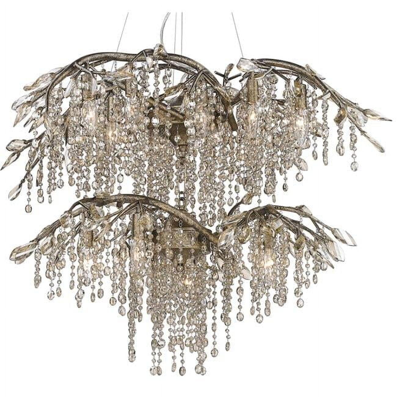 Golden Lighting Autumn Twilight 2 Tier - 18 Light Chandelier