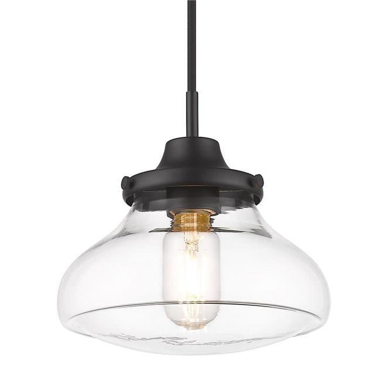 Dauphine 1 - Light Matte Black Single Pendant