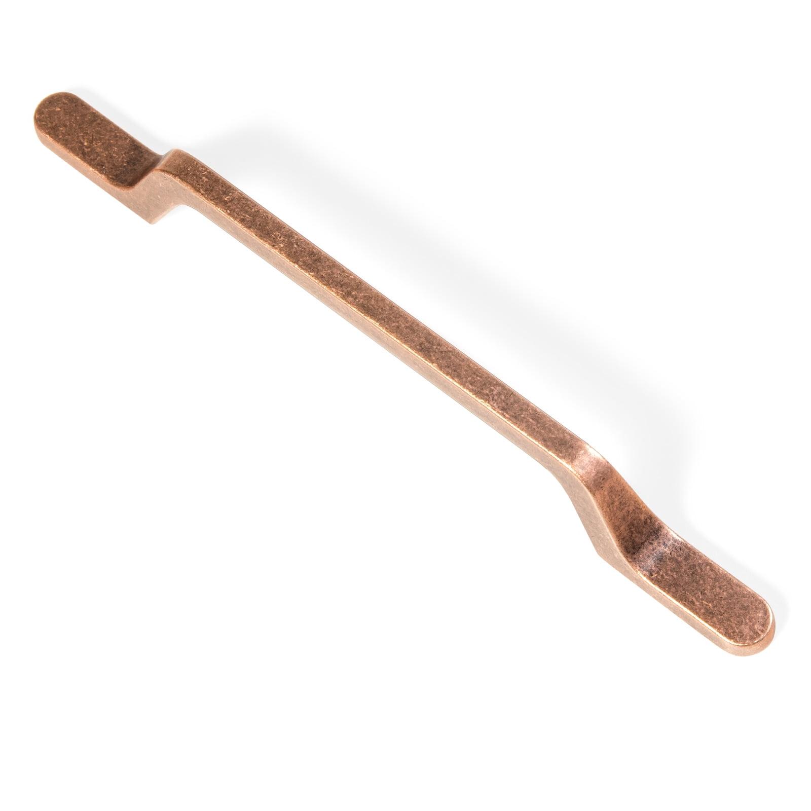 Goo-Ki 6 Pack 5" Hole Center Antique Bonze Cabinet Pulls - Antique Brass Drawer Pull for Dresser Cupboard , Vintage Bronze Bar Handles Kitchen Hardware for Bathroom Closet Wardrobe ,1751-GT-128