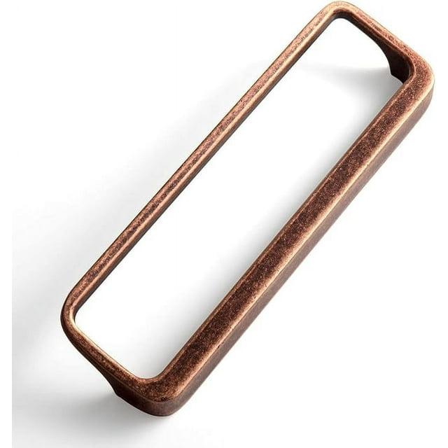 Goo-Ki Antique Brass Cabinet Pulls 5'' (128MM) Hole Centers Retro Zinc Alloy Drawer Pulls Handles for Drawer,Wardrobe,Cupboard，6 Pack