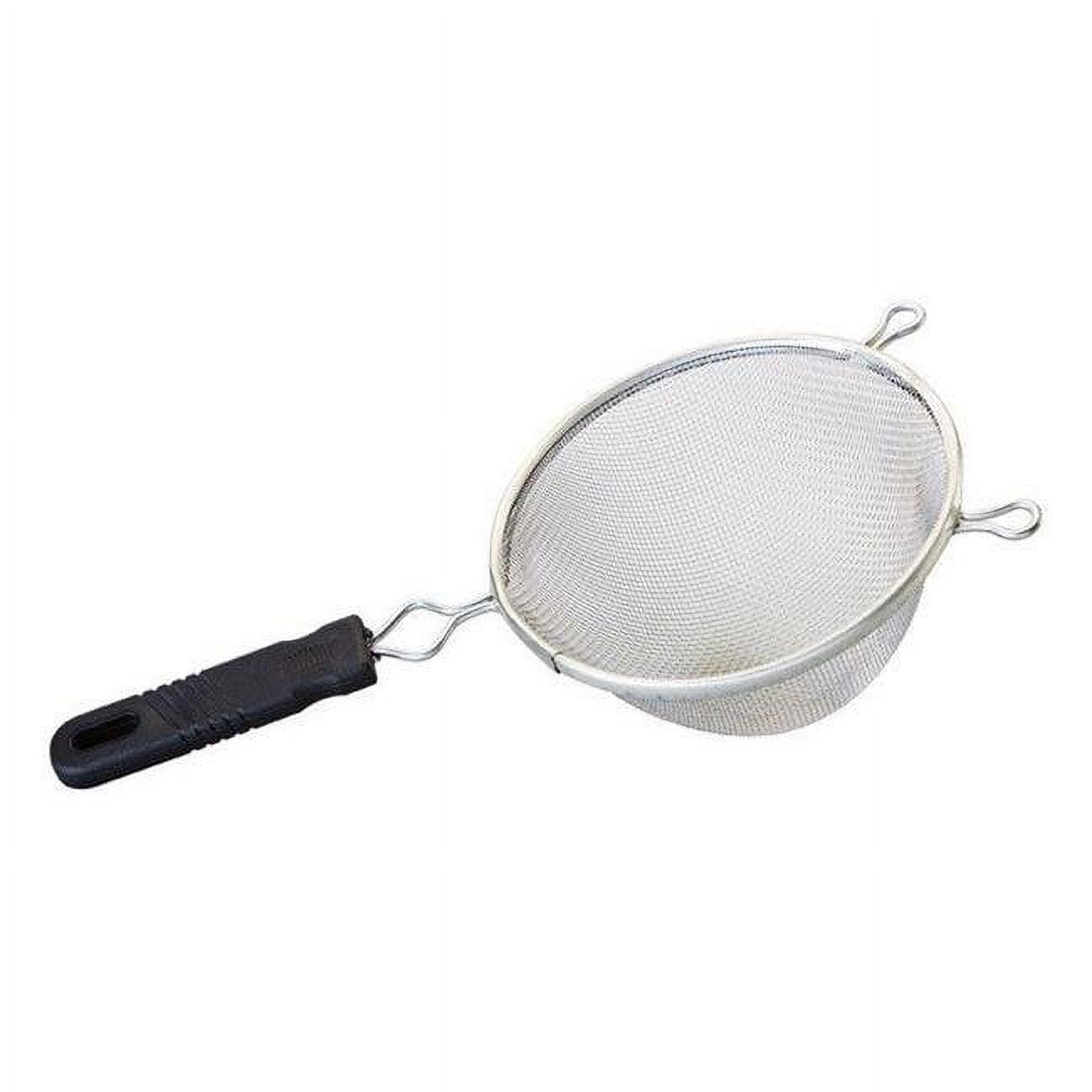 Good Cook 6-Inch Stainless Steel Mesh Strainer with Black Handle