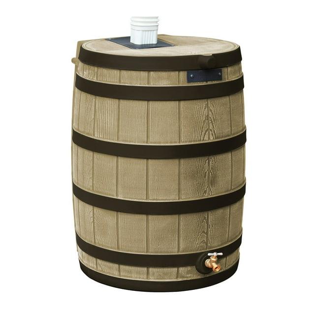Good Ideas Good Ideas Rain Wizard Whiskey Style Rain Barrel with Overflow and Spigot
