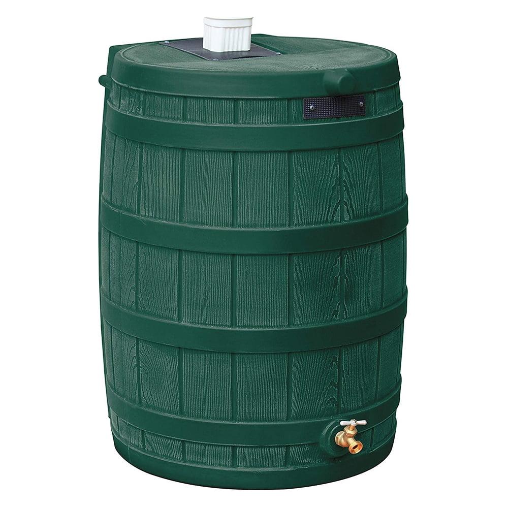 Good Ideas Good Ideas Rain Wizard Whiskey Style Rain Barrel with Overflow and Spigot