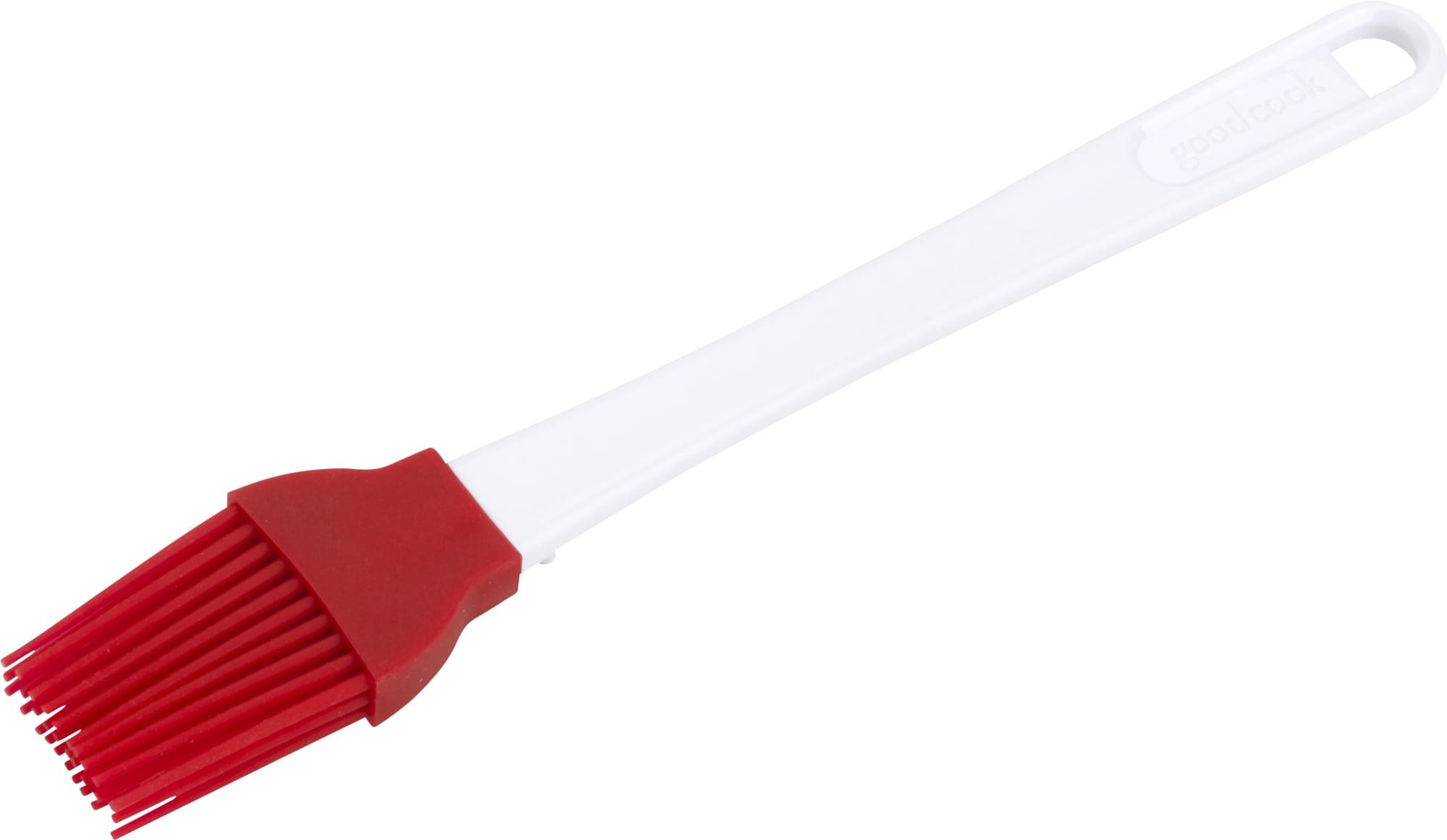 Red and White 8.5" Silicone Basting Brush