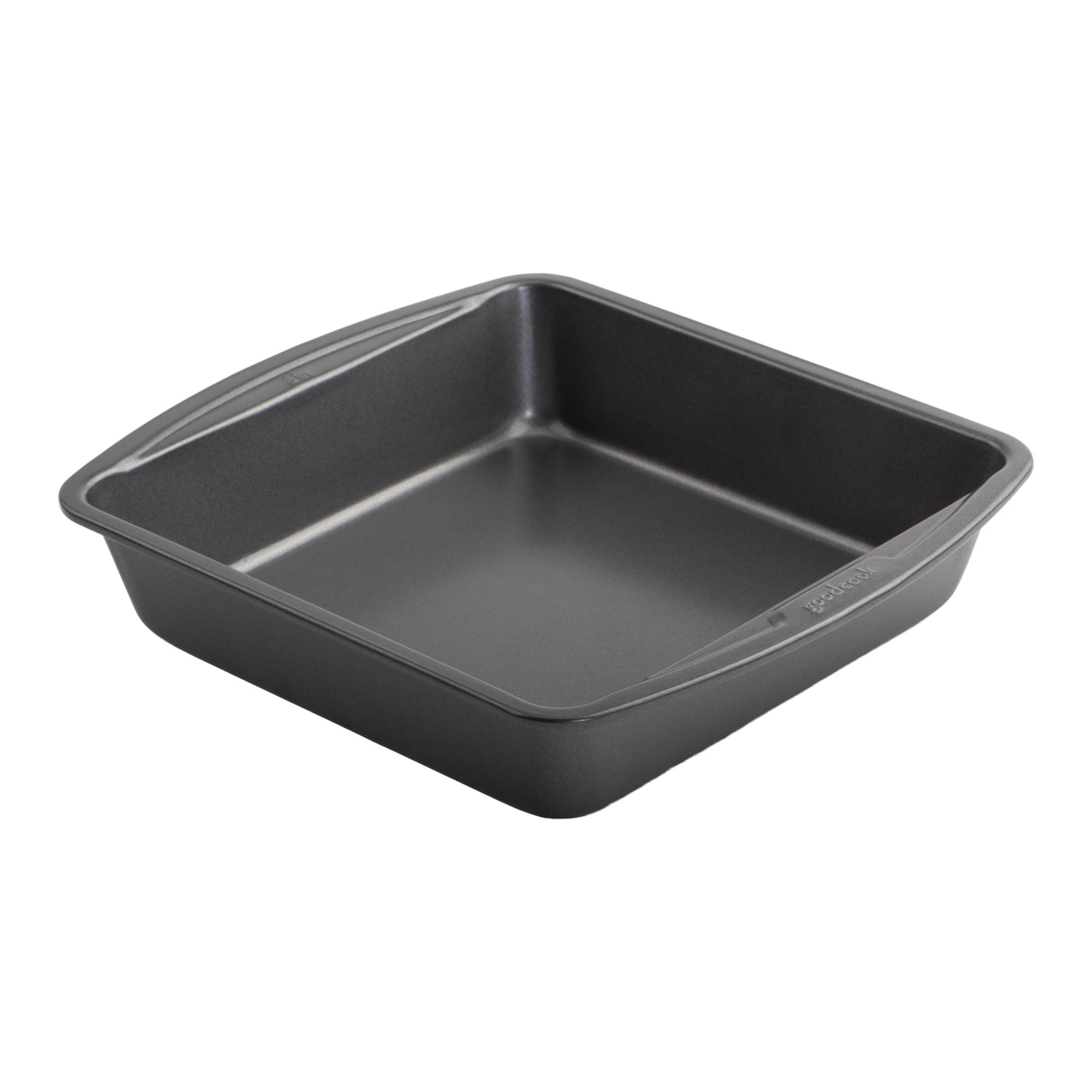 Good Cook 8 in. W X 8 in. L Cake Pan Gray 1 pk