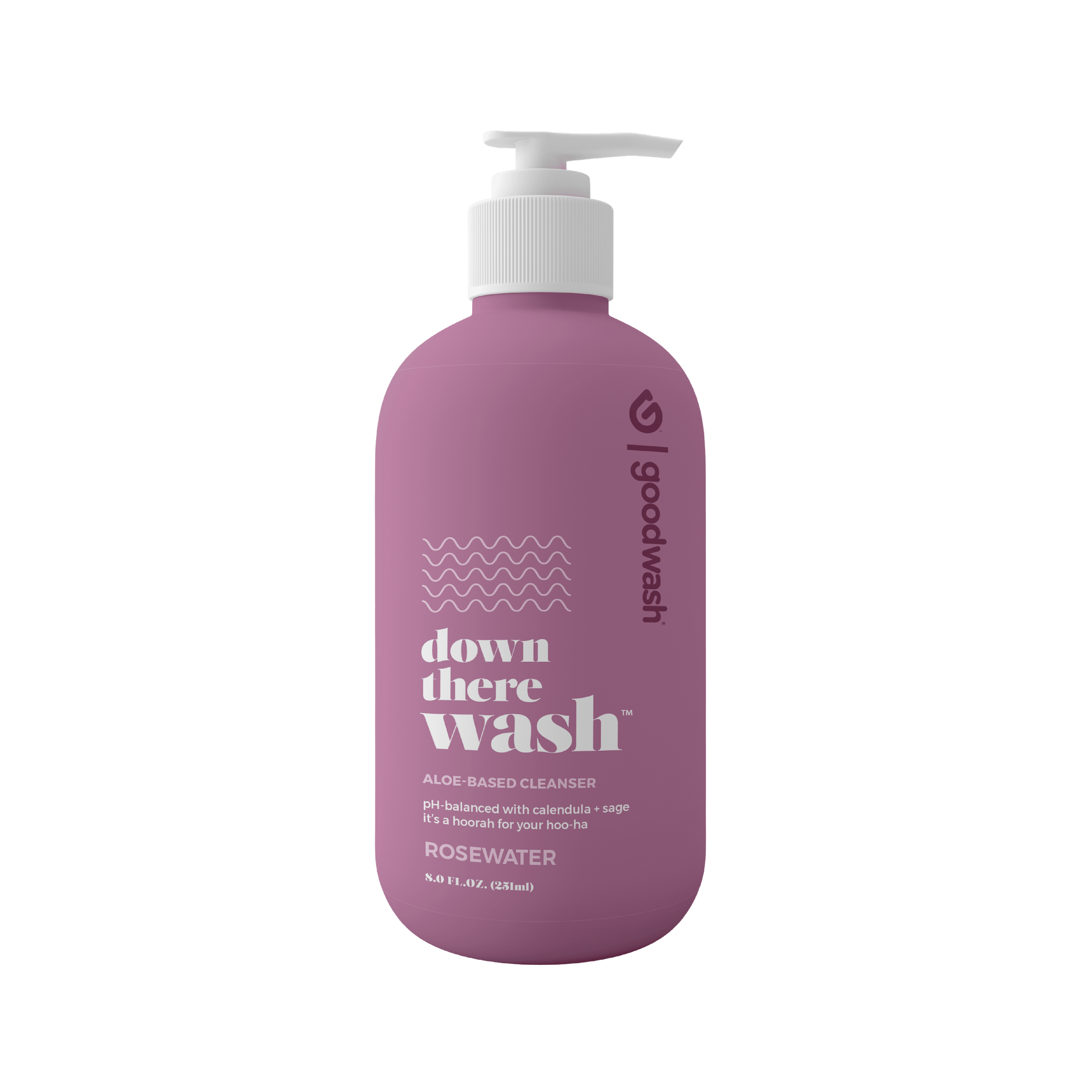 Goodwipes Down There Wash - Rosewater - 8 fl oz
