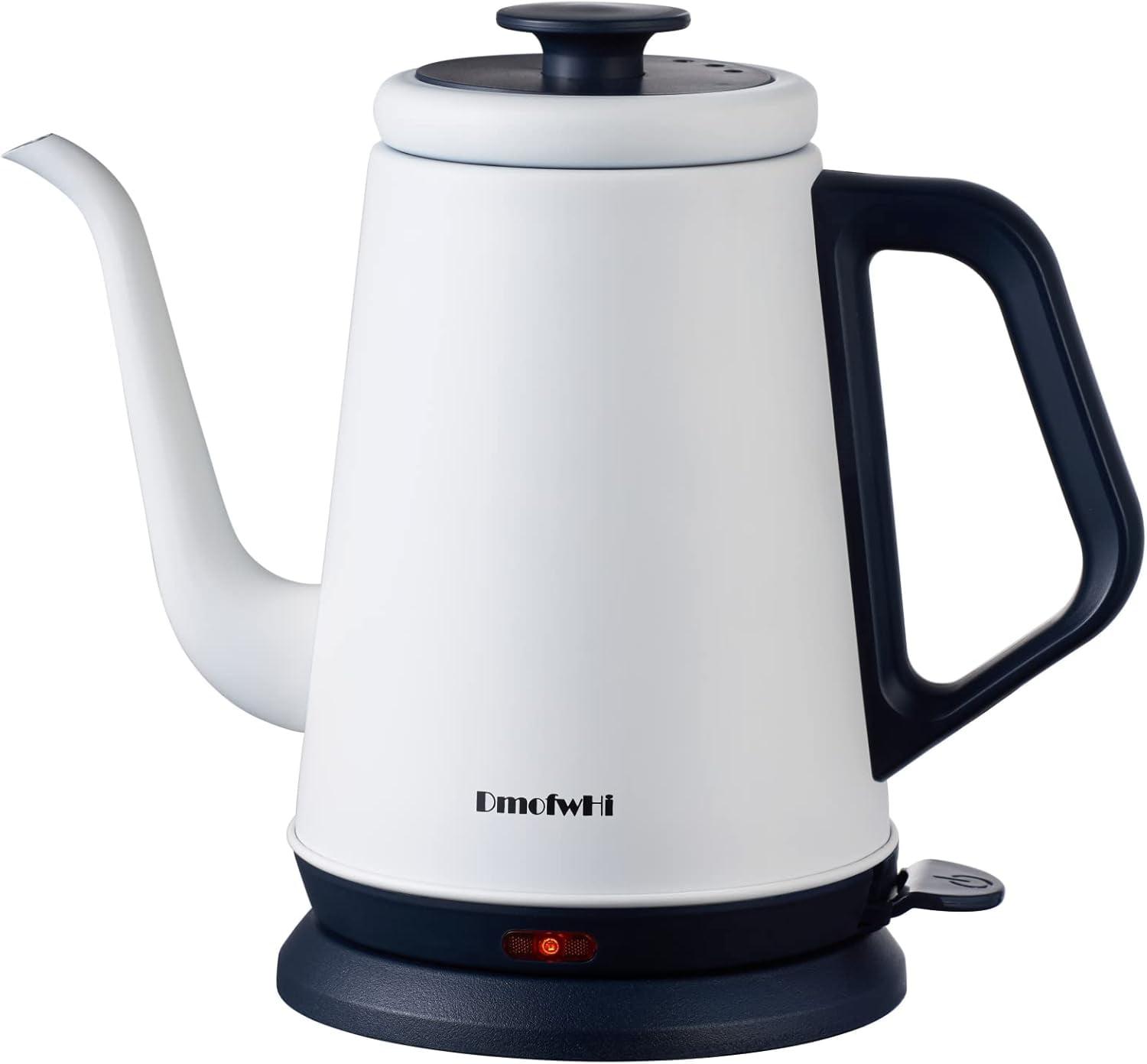 Basowin Gooseneck Electric Kettle(1.0L),1000W Electric Tea Kettle Of 304 Stainless Steel,Auto Shut Off,Coffee Kettle For Pour Over And Tea