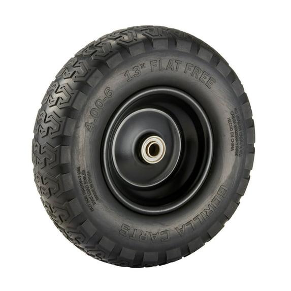 Gorilla Carts 13 Inch No Flat Replacement Tire for Utility Carts GCG-4, GCG-2140, GOR4PS, GOR400, GOR4G, GOR5, GOR800(B)-COM, GOR801, and GCG-900