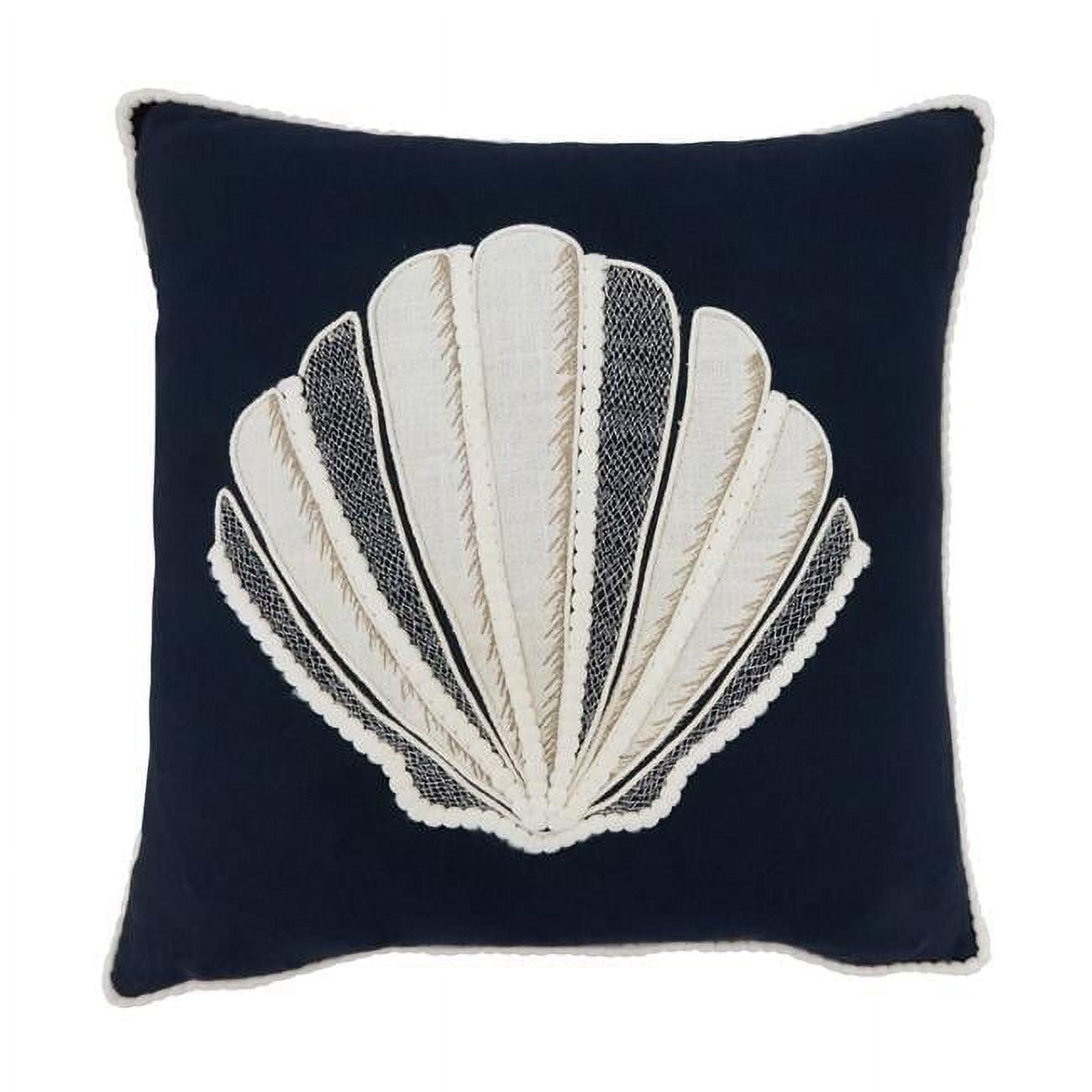 Saro Naviguer Collection Cotton Throw Pillow