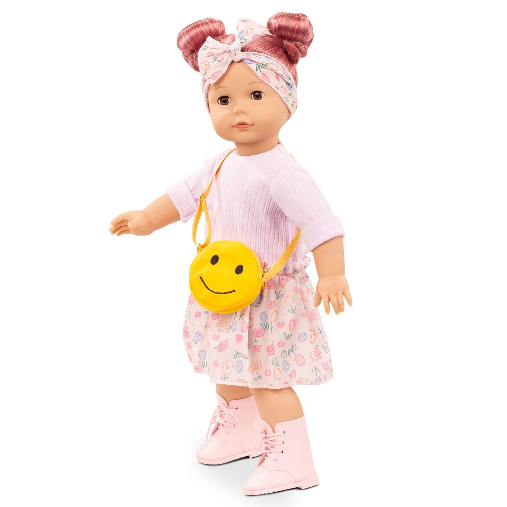 Precious Day Leni 18" Soft Body Standing Doll w/ Long Pink Hair to Wash & Style