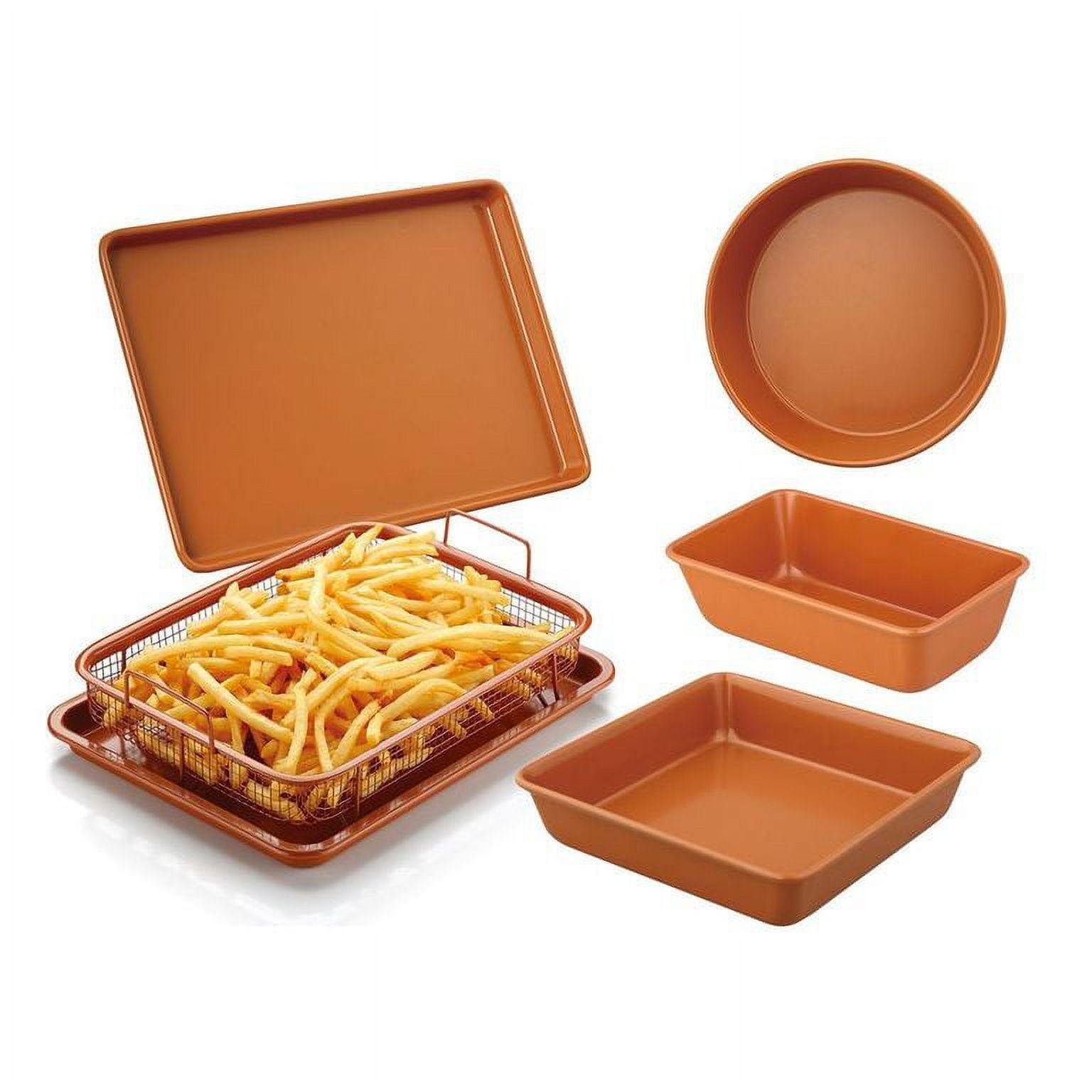 Gourmet Edge Gourmet Edge - 6pc Copper Ceramic Nonstick Bakeware Set