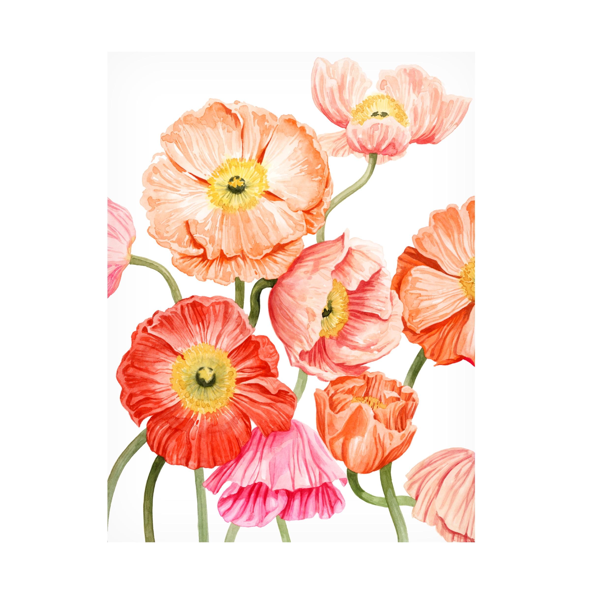 " Bright Poppies I " by Grace Popp