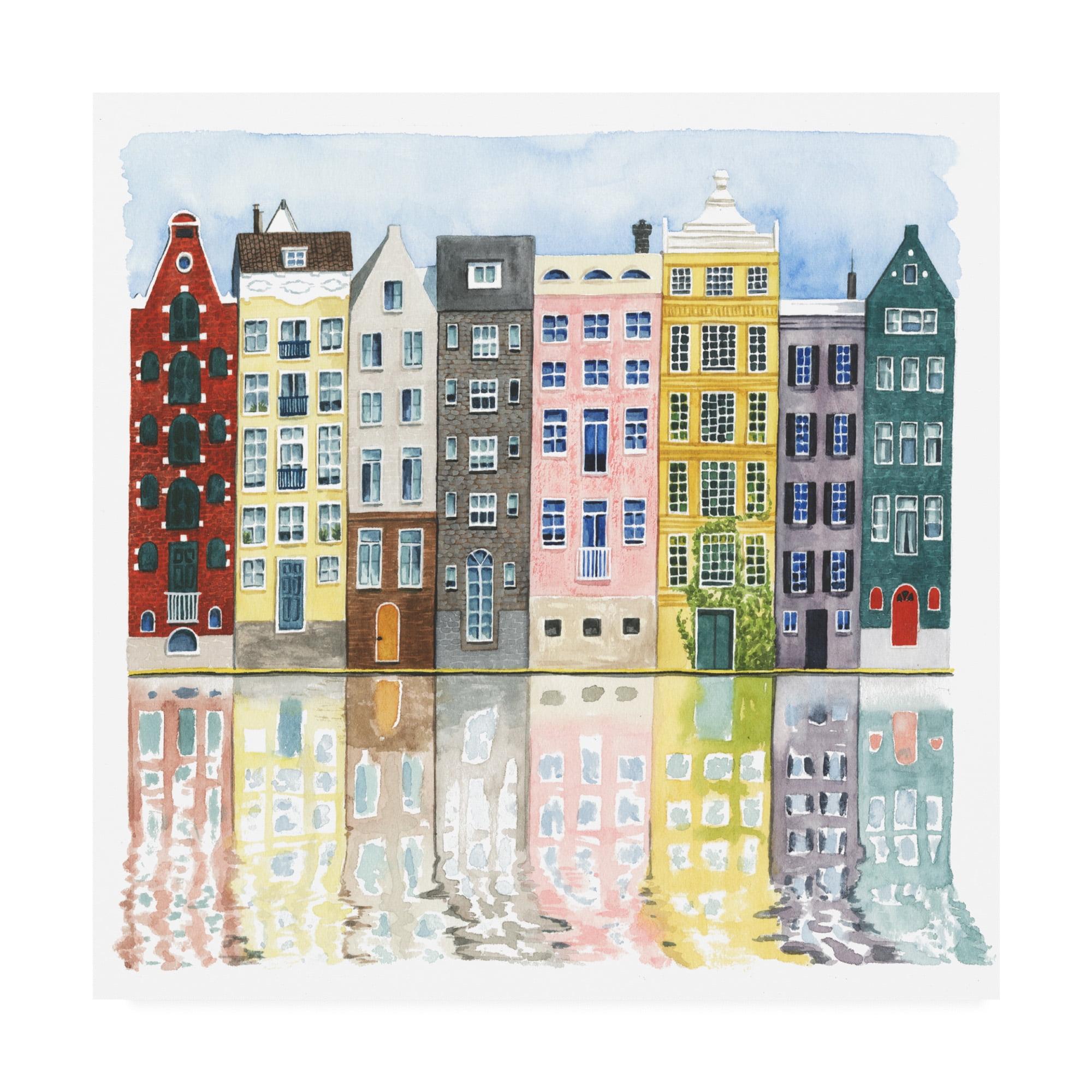 Trademark Fine Art -Grace Popp 'Neighborhood Ii' Canvas Art