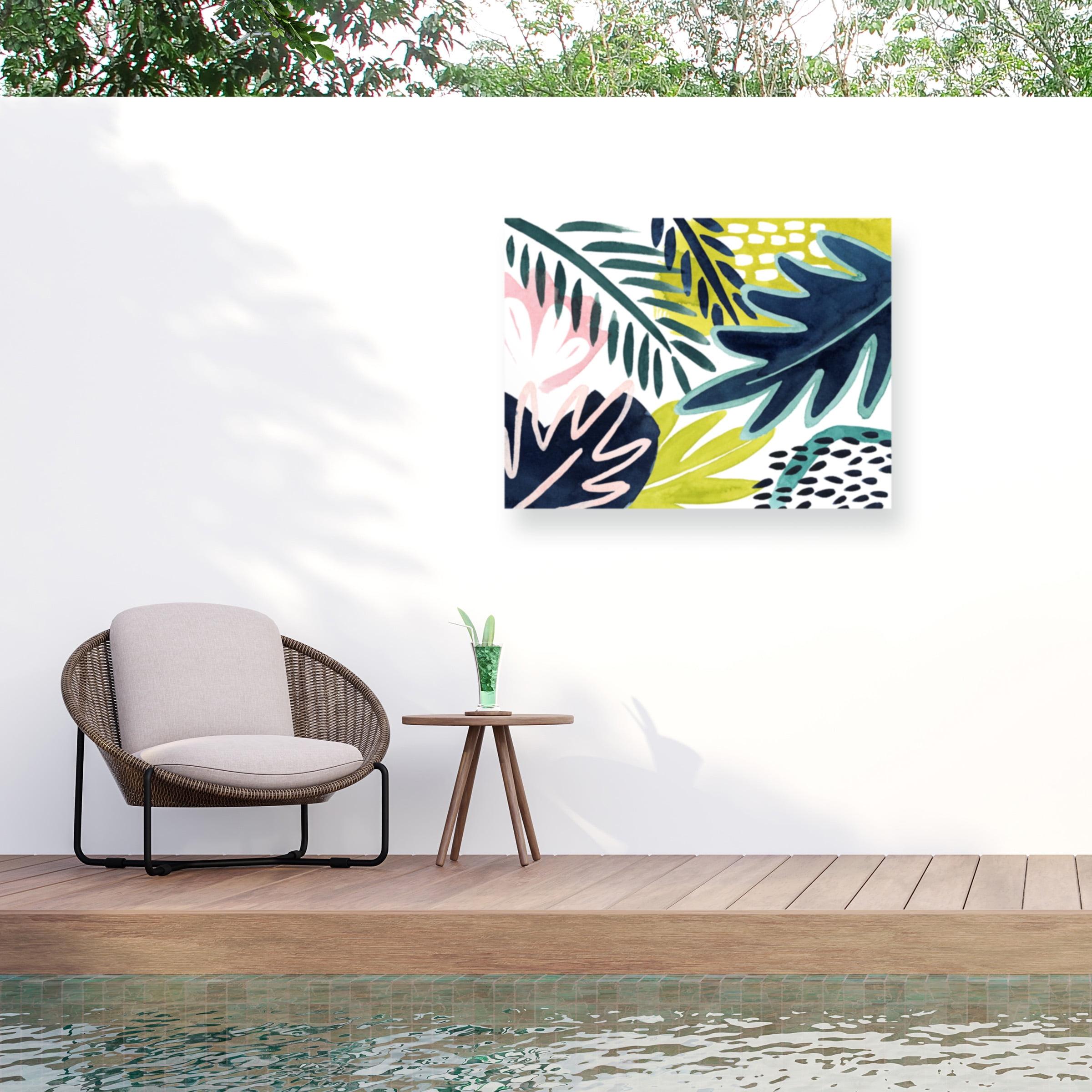 Trademark Fine Art - Grace Popp 'Tropical Salve II' Outdoor Canvas - 18x24