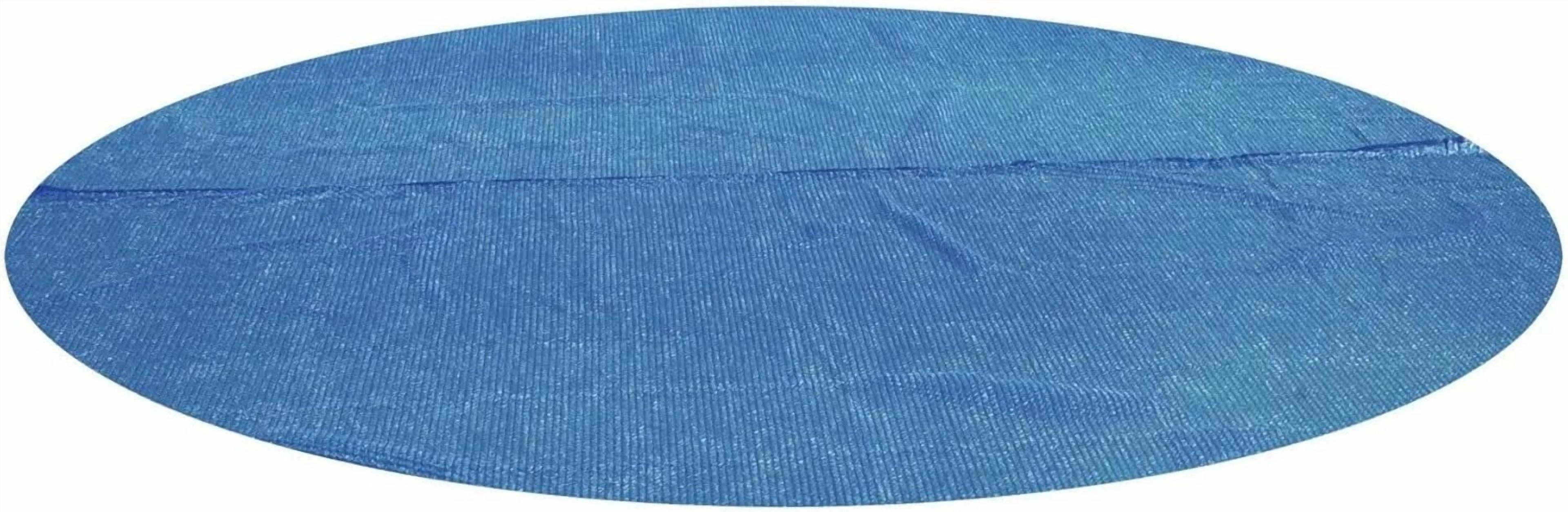 Bestway Flowclear 15 Feet Round Above Ground Solar Pool Cover Only for Pool Water Maintenance of Swimming Pools 16 Feet in Diameter, Blue