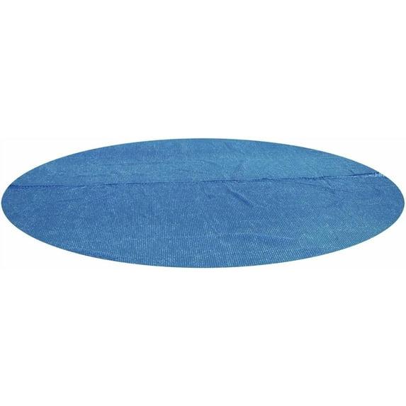 Bestway Flowclear 15 Feet Round Above Ground Solar Pool Cover Only for Pool Water Maintenance of Swimming Pools 16 Feet in Diameter, Blue