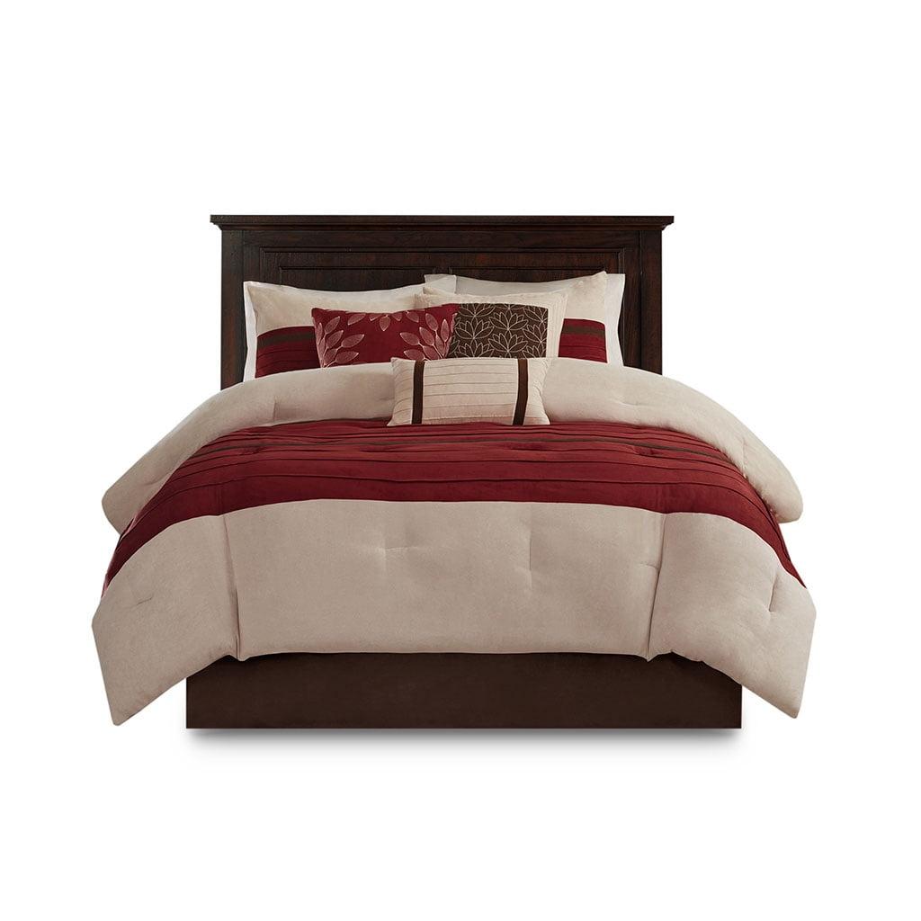 Madison Park Palmer Microsuede 7 Piece Comforter Set