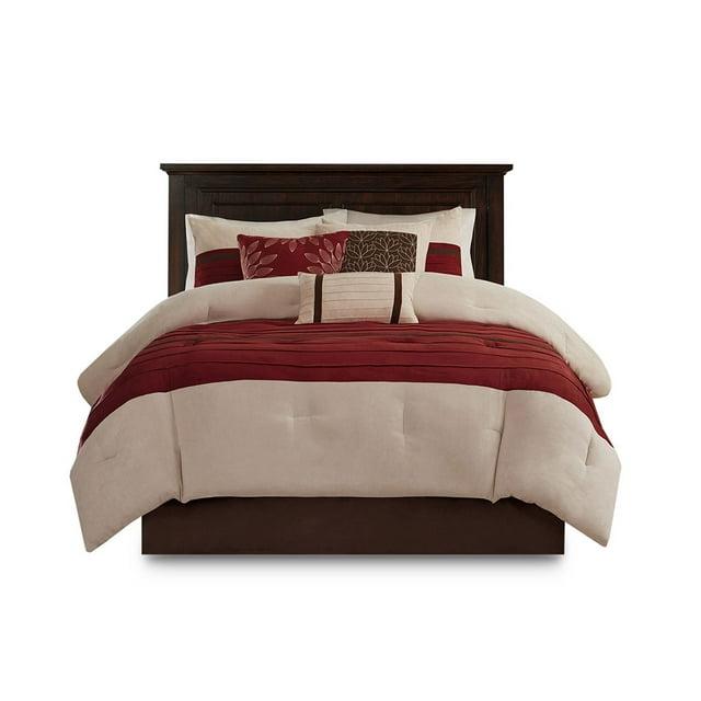 Madison Park Palmer Microsuede 7 Piece Comforter Set