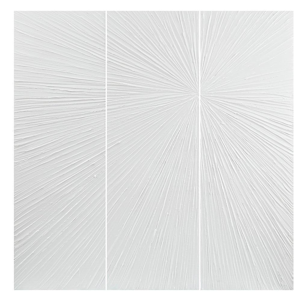 Madison Park Signature Sunburst 3-Piece Hand-Painted Resin Wall Art