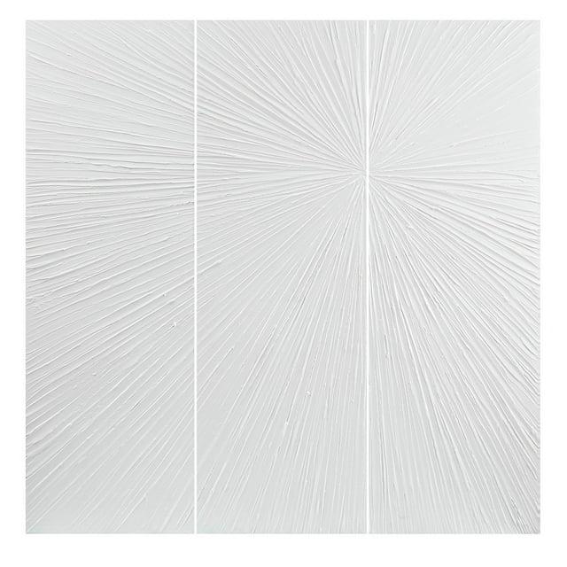 Madison Park Signature Sunburst 3-Piece Hand-Painted Resin Wall Art